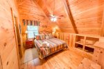 Upper Level Master Suite Features A King Size Bed